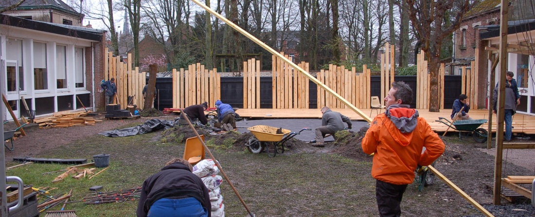 Chantier-école aménagement paysager